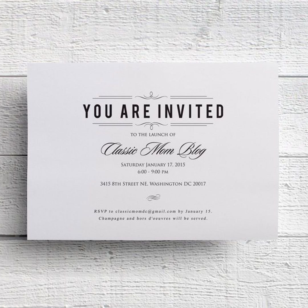 Wedding Litrain Invitation Printing
